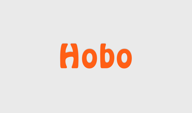 Hobo font