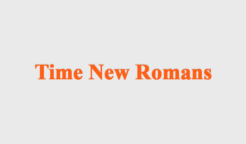 Time New Romans