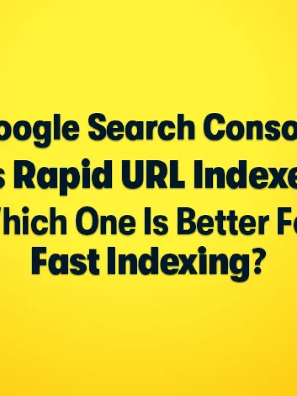 google search console vs rapid url indexer