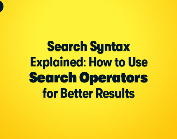 search syntax