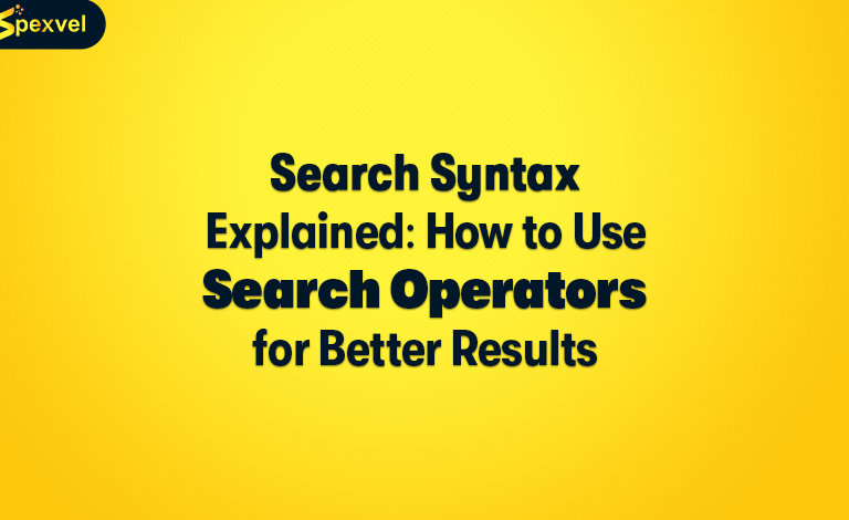search syntax