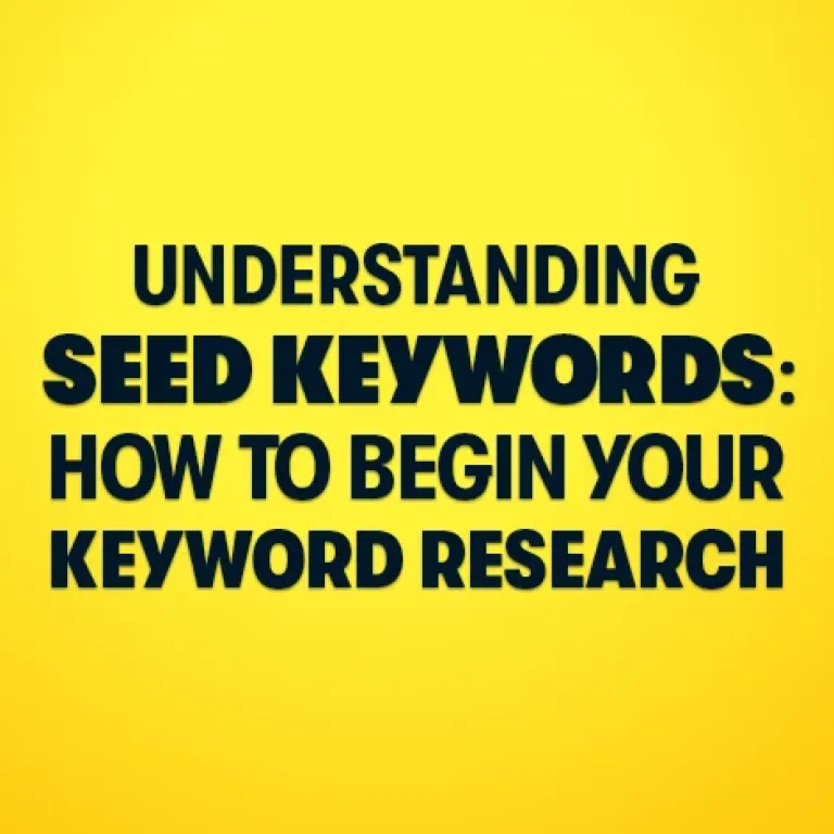 seed keywords