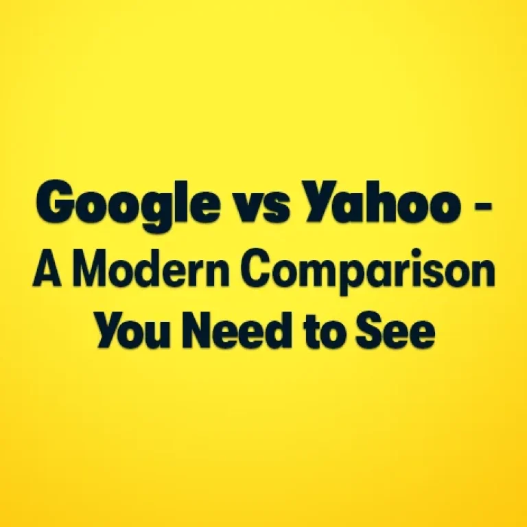 google vs yahoo search engine